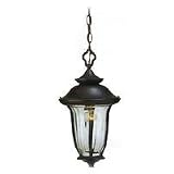 Boston Harbor Red Wood Outdoor Pendant Lantern BRT-BLH1701M