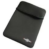 Zoom Produkt-Bild: XiRRiX Premium Mini Notebook Wende Sleeve Neoprene Universal - Gr&ouml;&szlig;e: bis 25,9 cm (10,2") - Farbe: schwarz / rot (bulk)