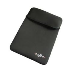 XiRRiX Premium Mini Notebook Wende Sleeve Neoprene Universal - Gr��e: bis 25,9 cm (10,2") - Farbe: schwarz / rot (bulk)