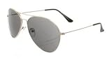 Boys, Girls, Kids, Childrens, Silver Metal Aviator Sunglasses Black Lens, Unisex Full UV 400, CE Marked