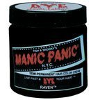 Manic Panic 4oz Semi-Permanet Hair Dye Raven Ebony Black