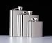 Captive-Top Pocket Flask 6oz -Stainless Steel