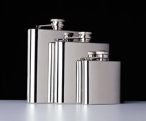 Childrens Toyshop  Kitchen & Housewares : Captive-Top Pocket Flask 6oz -Stainless Steel