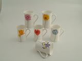 Dandyline China Mugs Straight Stem Floral