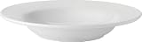Rimmed Soup / Pasta Bowl 9in (22.5cm) (Box of 6) - great value pure white crockery for your home
