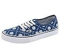 Vans Authentic | Skate Shoes (Floral Skull) Ensign Blue/True White