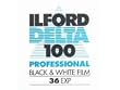 Ilford Delta 100 Professional Black-and-White Film, ISO 100, 35mm 36-Exposure (1780624)