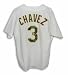 Eric Chavez Autographed Oakland Athletics Majestic Authentic MLB Baseball Jersey (White)