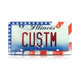 Custom Accessories 92720 License Plate Frame American Flag Design
