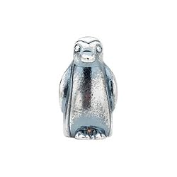 Kera Sterling Silver Penguin Bead