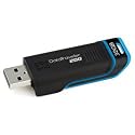 Kingston DataTraveler 200 - 32 GB USB 2.0 Flash Drive DT200/32GB (Black/Blue)