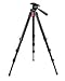 Manfrotto 728B Digi Compact Tripod with Integrated 3-Way Head and Carrying Bag (Black)