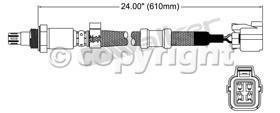 Walker 250-54022 Four Wire Oxygen Sensor