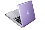 UHURU ® CASE For Apple Macbook Pro 13-inch 13 Inch (A1278 / with or without Thunderbolt) -Crystal Case with UHURU cleaning cloth (PURPLE)