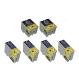 LINKCOLOR 8-pack T013 T014 (5B+3C) Compatible Ink Cartridges for Epson Stylus Color 480 480sx 480sxu 580 C40 C40ux