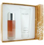 Escape by Calvin Klein for Women, Set (Eau De Parfum Spray 3.4 Ounce, Body Lotion 6.7 Ounce)