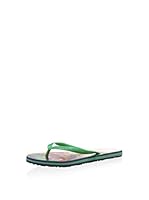 Desigual Chanclas al dedo (Verde)