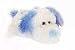 Plush Lying Blue Cute Dog with sound 10