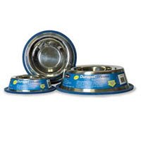 Durapet Premium Stainless Steel No-Tip Dog Bowl large 28-oz 10.75 diameter x 2.75 depth