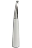 Aspen Porcelain Vase 26 Slvr/mtt White