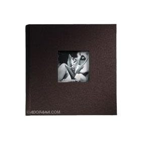 Kolo Hudson, 8½ x 8½ Bookbound Picture Album, Chocolate Covers with Soft White Pages, Holds 200 4x6 Photos, 2 Per Page, 3 Pack