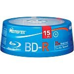 Memorex BD-R Blu-ray Recordable Disc-15 Spindle