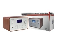 König HAV-IR22 Internetradio (MP3/WMA-Player, LC-Display, AUX-In, WLAN, USB 2.0)