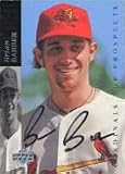 Brian Barber, St. Louis Cardinals, 1994 UD SP Top Prospects Autographed Card