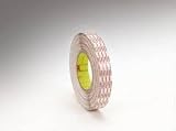 Electrical Tape: 3M Double Coated Film Tape Extended Liner 476XL Clear, 1 1/2 in x 60 yd