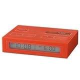 Jetlag Travel Alarm Clock Red