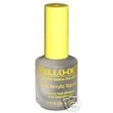 Blue Cross Yello Out Clear Acrylic Nail Polish Top Coat 0.5oz B6003791