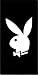 Black Playboy Beach Towel 30 X 60