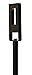 Hinkley 1641BZ-LED Contemporary Modern Two Light Post Top/ Pier Mount from Atlantis collection in Bronze/Darkfinish,