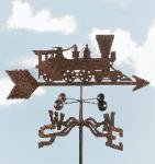 Train Garden Stake Weathervane