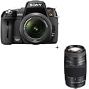 Sony a500 Digital SLR Camera Two Lens Kit.with DT 18-55mm Lens. 75-300mm f/4.5-5.6 Lens