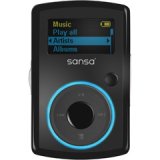 MP3 PLAYER, 1GB, SANSA CLIP, BLACK,