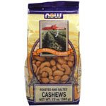 Gourmet Food : NOW Foods, Cashews Roasted and Salted - 12 oz