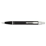 IM Retractable Ballpoint Pen, Black Barrel, Black Ink, Medium Point