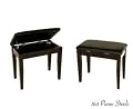Coda Satin Rosewood Piano Stool with Book Storage - Beautiful - FS100-SR