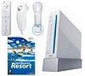 Nintendo Wii Games Console + 1 Nunchuk + 1 Wiimote + Wii Motion Plus + Wii Sport Resort + Wii Fit Plus (Wii Balance Board included)