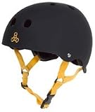 Triple 8 Brainsaver Helmet Black Rubber L