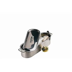 Fish Kettle 24". Stainless steel.