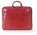 Electronics : Notebook slim case in real leather and nylon for notebook PC up to 15.4' and Apple up to MacBook Pro 17' laptop with padded inner compartment. Pull-out accessories pouch and shoulder strap.