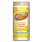 Metamucil Smooth Texture Sugar Free Powder, Fiber Laxative & Fiber Supplement, Orange Flavor - 1.4 LB