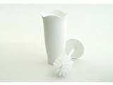 Home Sculptured Toilet Brush Set White