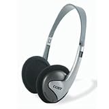 COBY CVH89 Super Bass Digital Stereo Headphones with Volume Control + CASE - 1 Each