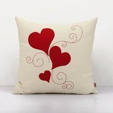 Lfarncomboutlet Love decorative cushion cover,Valentine Pillow, Heart throw p... More ,18x18 inches