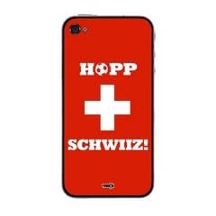 YOUNiiK Styling Skin Designfolie f�r Apple iPhone 4S - Fan Artikel Fu�ball Schweiz Design Skin