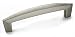 Amerock BP27016-G10 Creased Bow Pull 96 mm Center, Satin Nickel