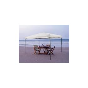 10' x 10' One Piece Gazebo Cool Color: Pebble Charcoal by 